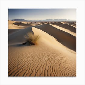 Sand Dunes In The Desert 2 Canvas Print