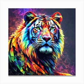 Colorful Lion Canvas Print