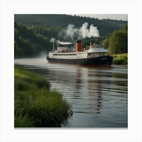 Scotland River Cruise Canvas Print