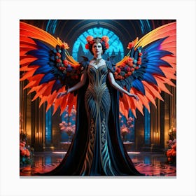 Angel Of The Night 2 Canvas Print