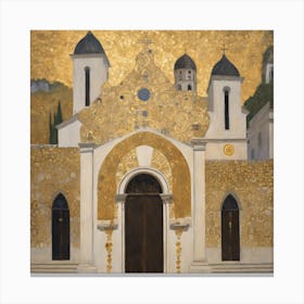 Kirche in Cassone by Gustav Klimt 4 Canvas Print