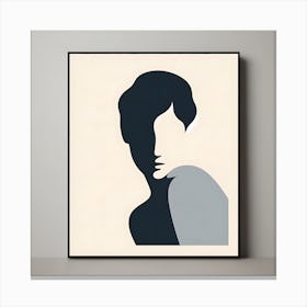 Silhouette Of A Woman 7 Canvas Print
