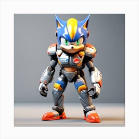 Sonic The Hedgehog 99 Canvas Print