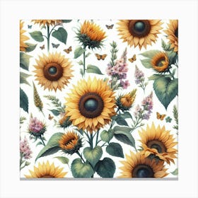 Sunflowers 1 Canvas Print