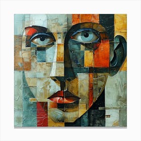 Face Of A Woman 9 Canvas Print