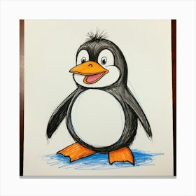 Penguin 22 Canvas Print