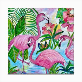 Flamingo Canvas Print