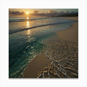 Sunset On The Beach 23 Canvas Print