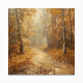 Path In The Woods Canvas Print