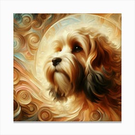 Dog Painting Canvas Print