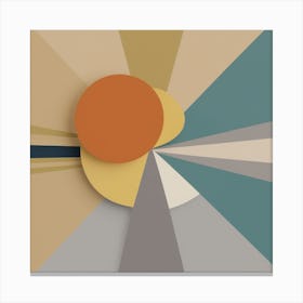 Mid Century Abstract Retros (3) Canvas Print