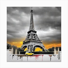 Paris Eiffel Tower 126 Canvas Print