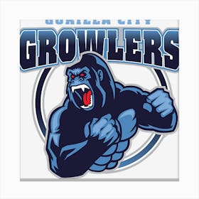 Gorilla City Growlers Canvas Print