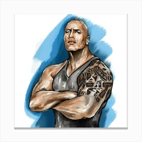 Dwayne Canvas Print