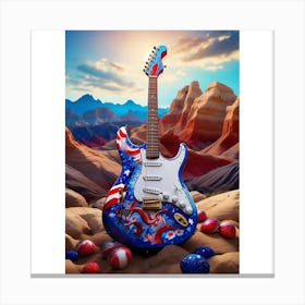 Red, White, and Blues 22 Canvas Print