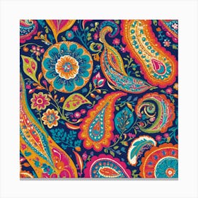 Paisley Pattern Canvas Print