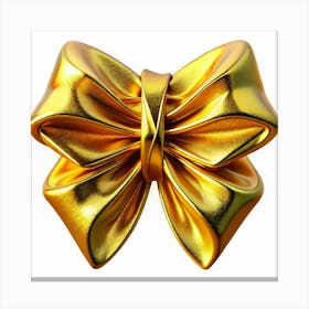 Golden Bow 1 Canvas Print