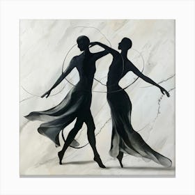 Two Dancers 2 Canvas Print