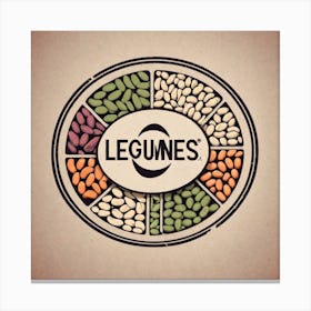 Legumes As A Logo (14) Canvas Print