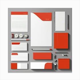 Business Stationery Set Canvas Print