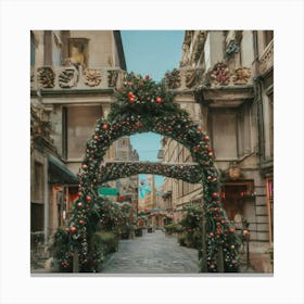 Christmas In Switzerland Canvas Print