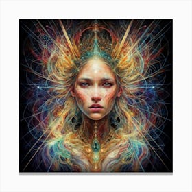 Electrical Symphonie Lightworkfullbody Show Th Canvas Print