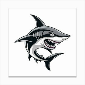 Shark Mascot 1 Canvas Print