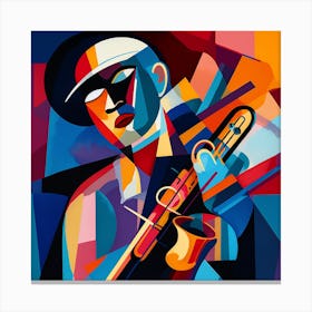 Jazz Musician 77 Canvas Print