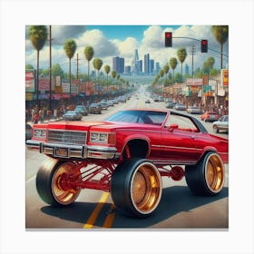 King Of Los Angeles Canvas Print