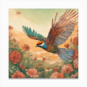 Bird In Flight 2 Canvas Print