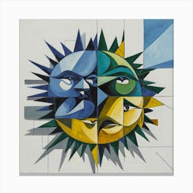 Sun and Moon Canvas Print