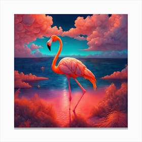 Flamingo 1 Canvas Print