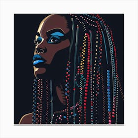 Afro-American Woman 39 Canvas Print