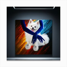 Dog Painting Canvas Print