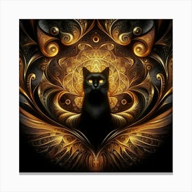 Black Cat Canvas Print