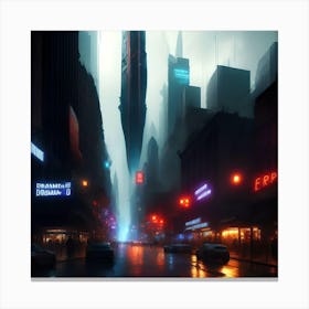 city of the damned Canvas Print