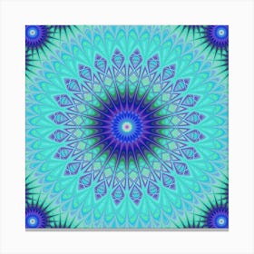 Frozen Mandala Canvas Print