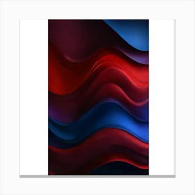 Abstract Wave Pattern Canvas Print