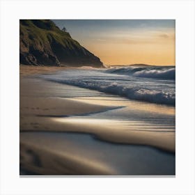 Sunset On The Beach 84 Canvas Print