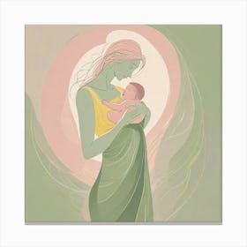 Motherhood Art Print (7) Canvas Print