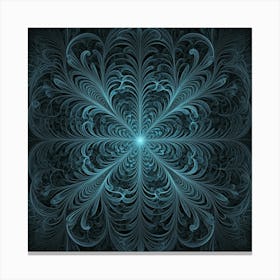 Abstract Fractal Design Canvas Print