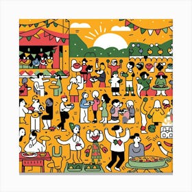 Chinese Festival Canvas Print