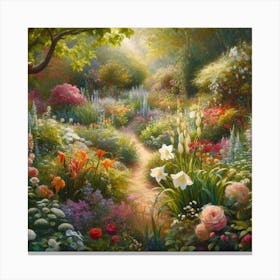 Garden Path 3 Canvas Print