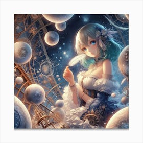 Steampunk Girl 9 Canvas Print