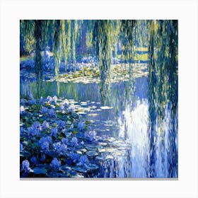 Water Lilies Art Canvas Print