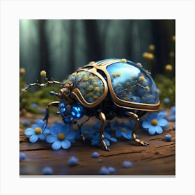 flower Beetle  Canvas Print