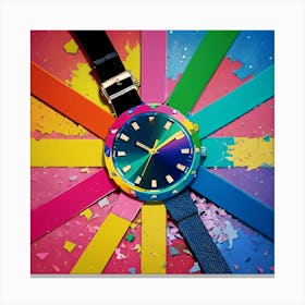 Rainbow Watch Canvas Print