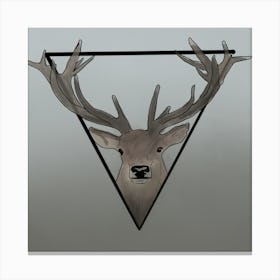 Digital Deer Canvas Print