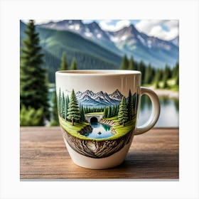 Mug Painting 6 Canvas Print