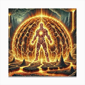 Magma Sentinel Special Ability Canvas Print